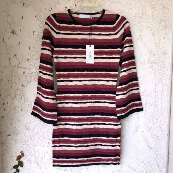 Ali & Jay Ribbed Minidress Size Medium - Picture 5 of 9